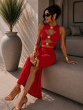 Completo Cut-Out con sole rosso - R.a. Boutique