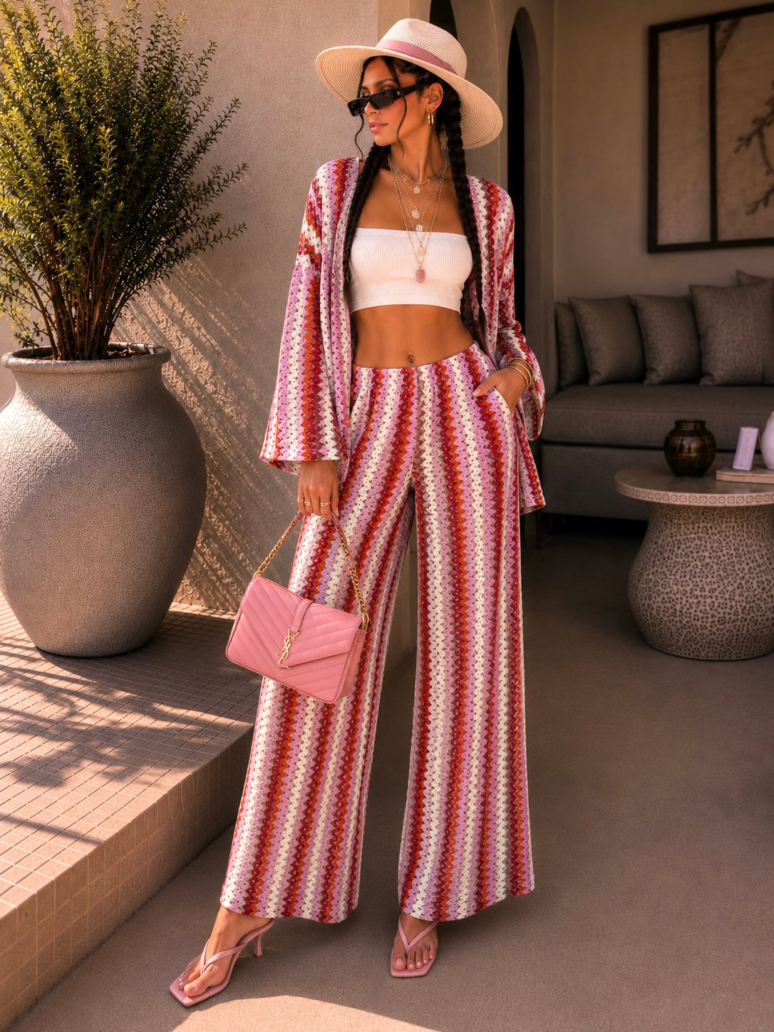 Completo Crochet Multicolor - R.a. Boutique