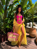 Costume intero con cuore fuxia - R.a. Boutique