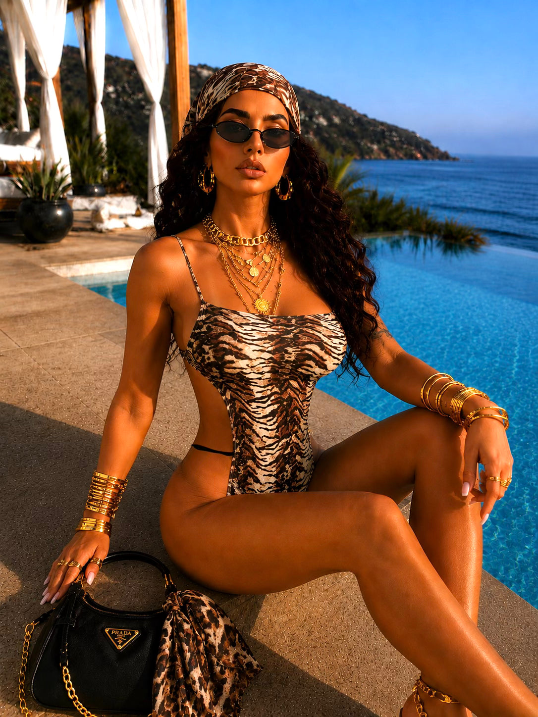 Body con spallina Safari - R.a. Boutique