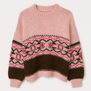 Maglione Winter Pink Nordic