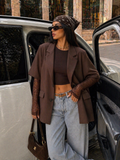 Blazer oversize con maniche in pizzo - R.a. Boutique