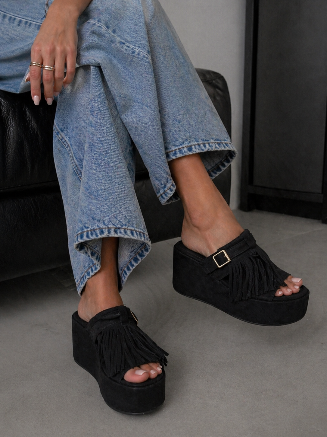 Zeppa con frangia - R.a. Boutique