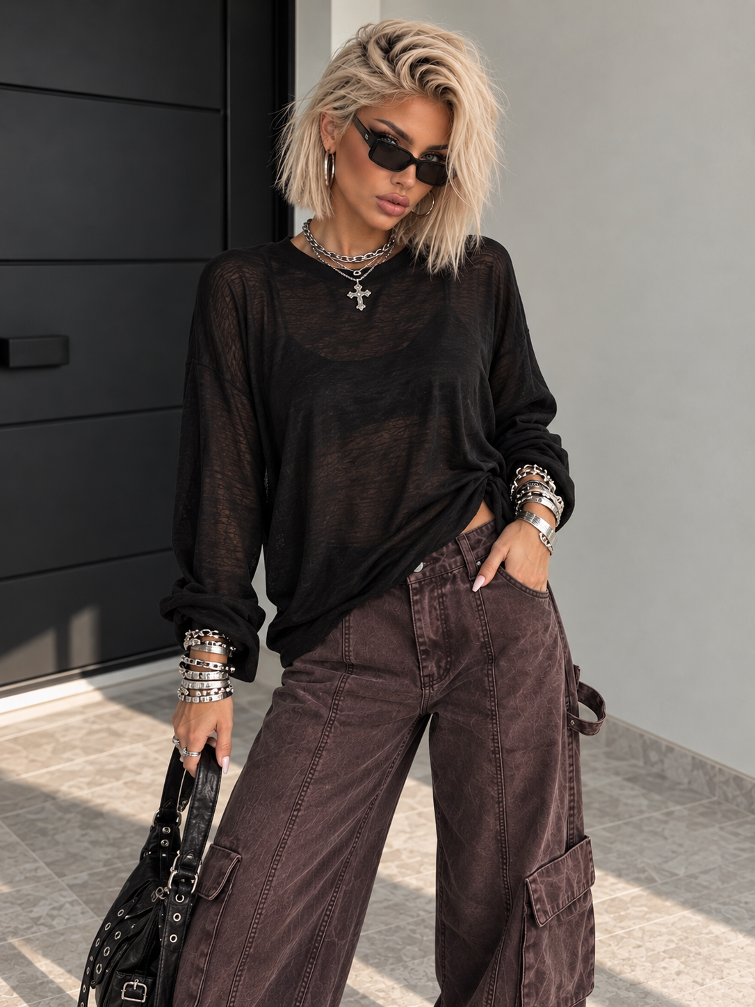 Maglia Soft Tencel e Lana Manica Ampia - R.a. Boutique