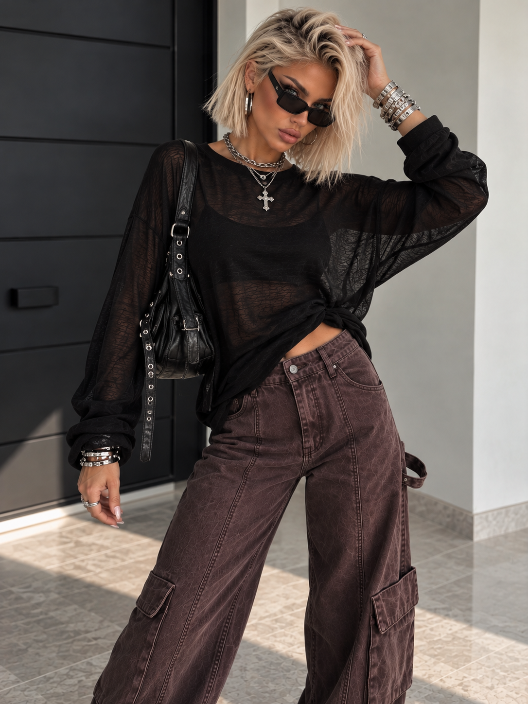 Maglia Soft Tencel e Lana Manica Ampia - R.a. Boutique