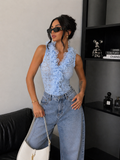 Top Romantic Rouches Elegance - R.a. Boutique