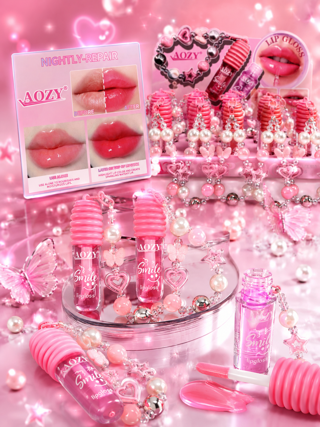 Lip Gloss Charm - R.a. Boutique