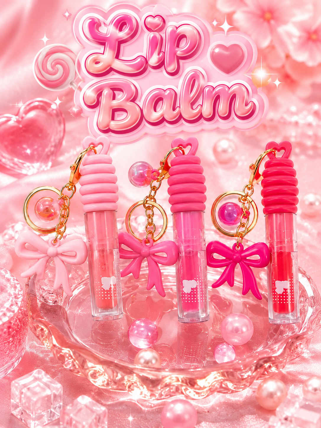 Lip Balm Charm Candy Fiocco - R.a. Boutique