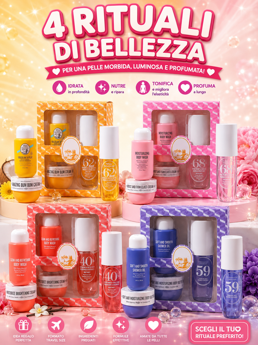 Box Beauty Collection – 4 Rituali di Bellezza - R.a. Boutique