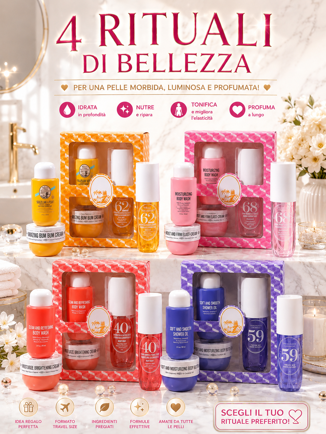 Box Beauty Collection – 4 Rituali di Bellezza - R.a. Boutique