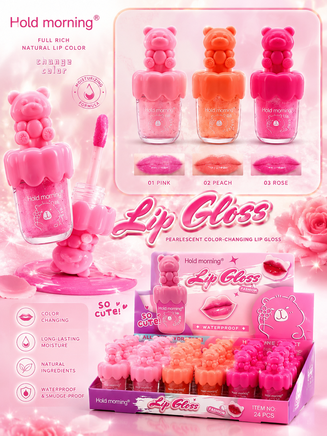Lip Gloss Teddy Kiss – Effetto Glow - R.a. Boutique