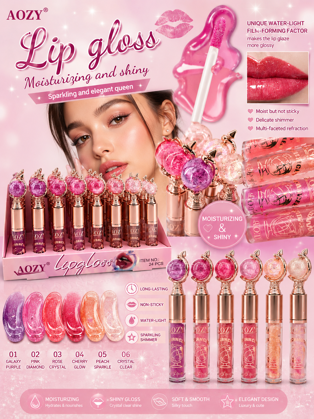 Galaxy Glow Lip Gloss - R.a. Boutique