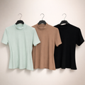 Top Collo Alto Essential a costine - R.a. Boutique