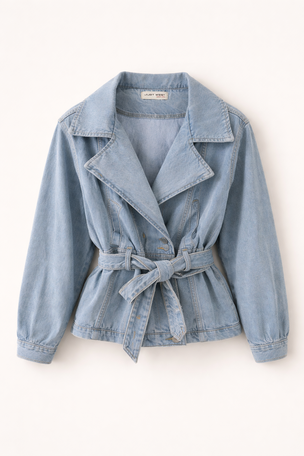 Giacca in jeans con cintura - R.a. Boutique