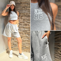 Completo NYC Brooklyn 86 Grigio Melange - R.a. Boutique