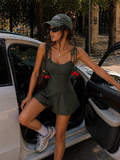 Tutina a costine con ciliegie - R.a. Boutique