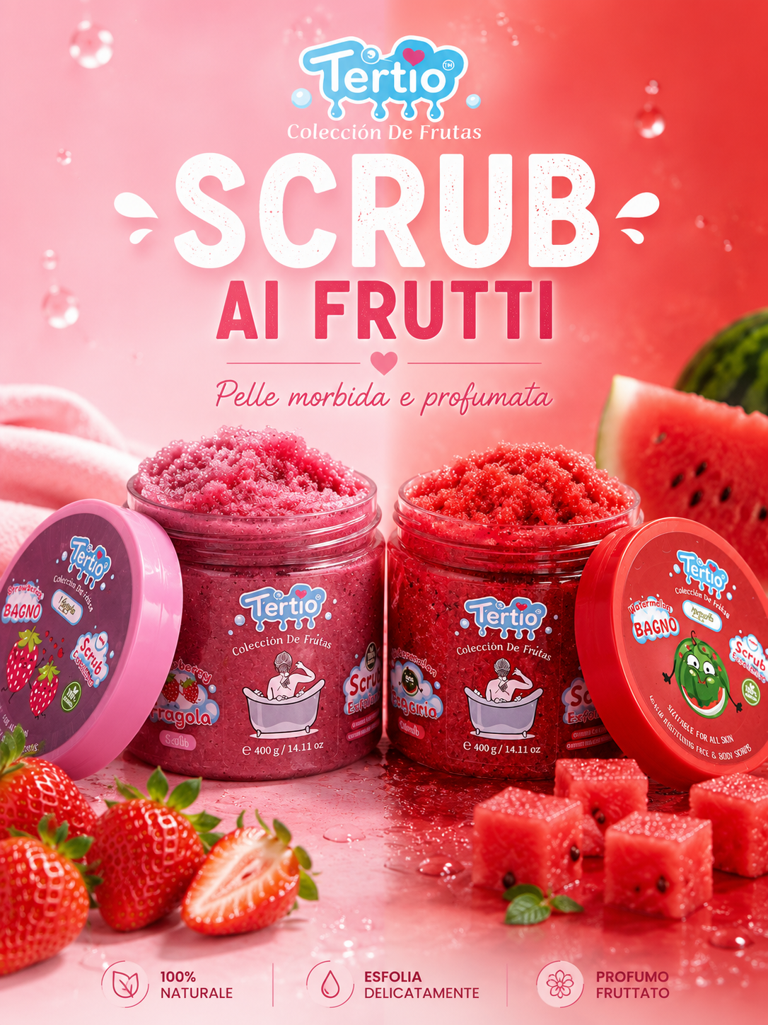 Fruit Series – Scrub Esfoliante Viso & Corpo 400gr - R.a. Boutique