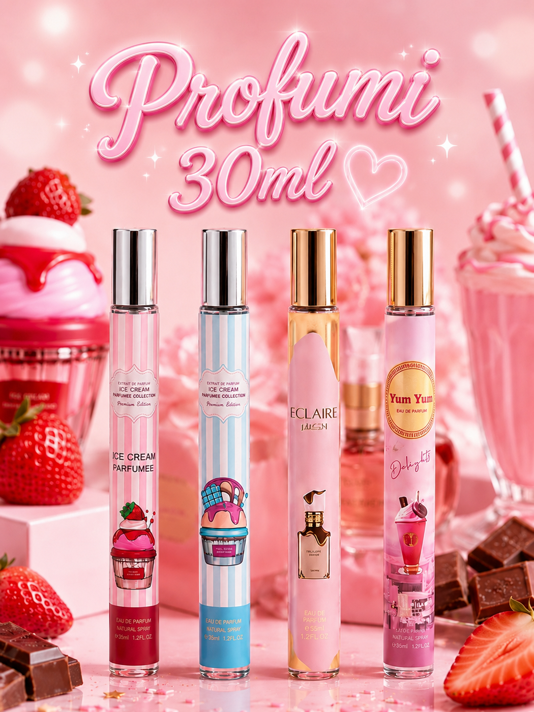 SWEET COLLECTION – Profumi Gourmand Donna 35ml - R.a. Boutique