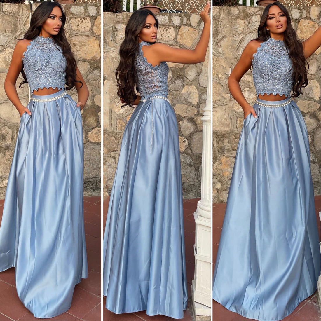 Completo da cerimonia con strass carta da zucchero - R.a. Boutique 