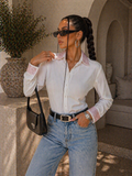 Camicia con brillantini su polso e maniche - R.a. Boutique