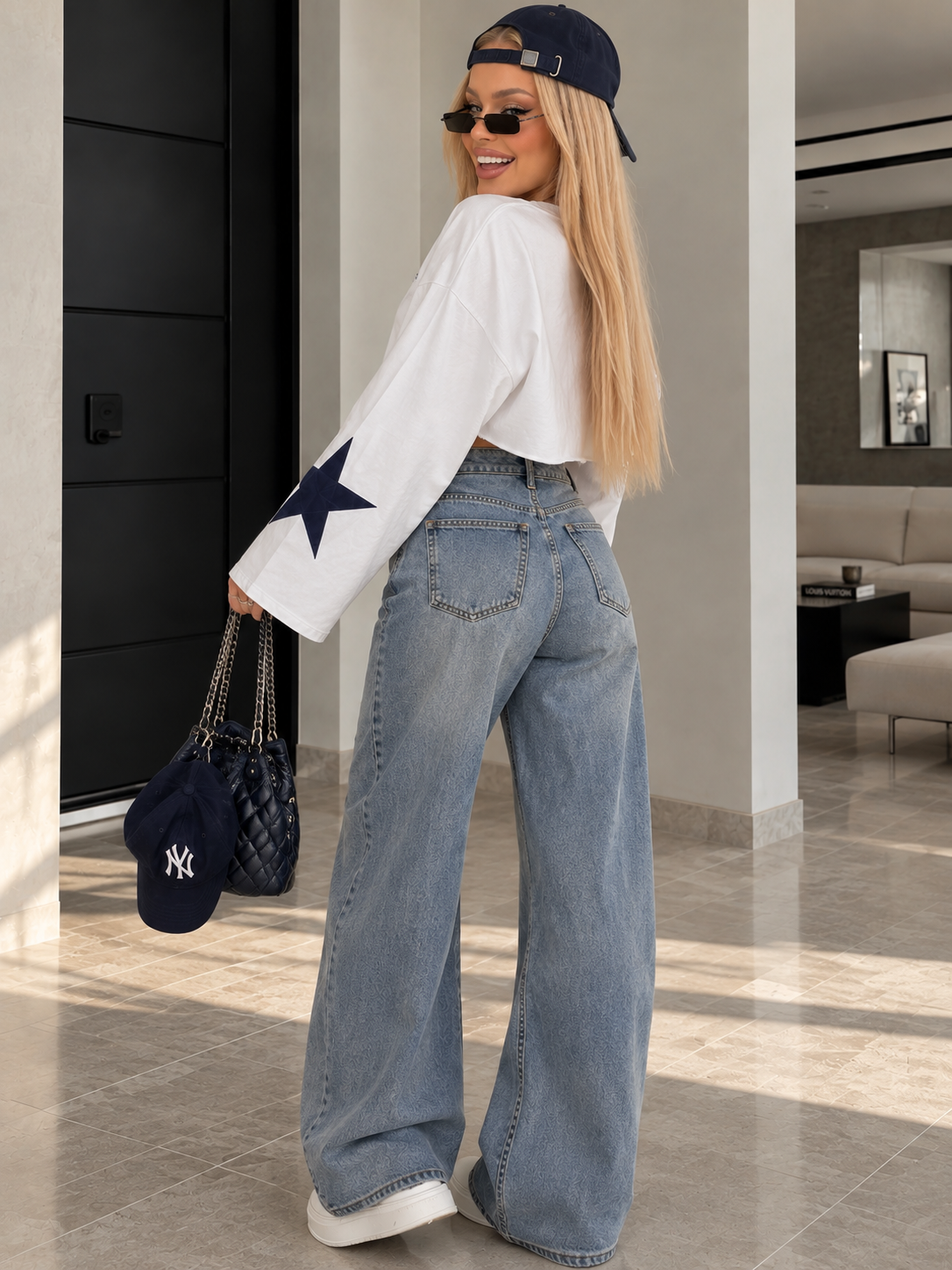 Jeans taglio obliquo - R.a. Boutique