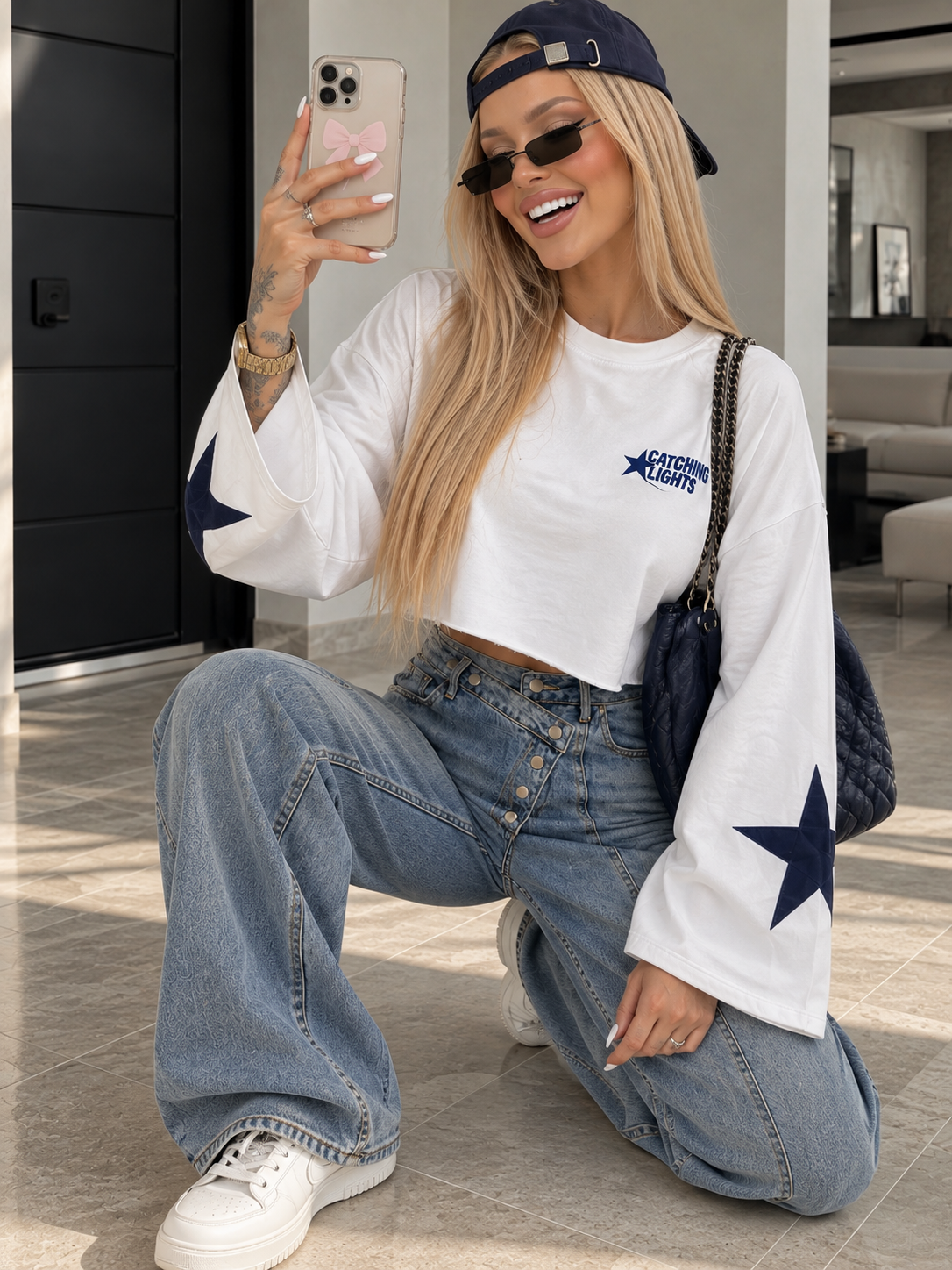 Jeans taglio obliquo - R.a. Boutique