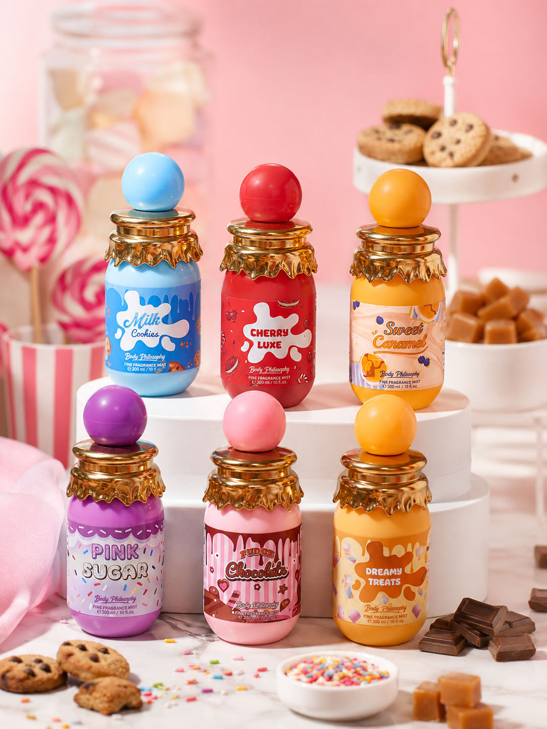 Body Mist Sweet Dreams Collection – 6 Fragranze Golose 300ml - R.a. Boutique