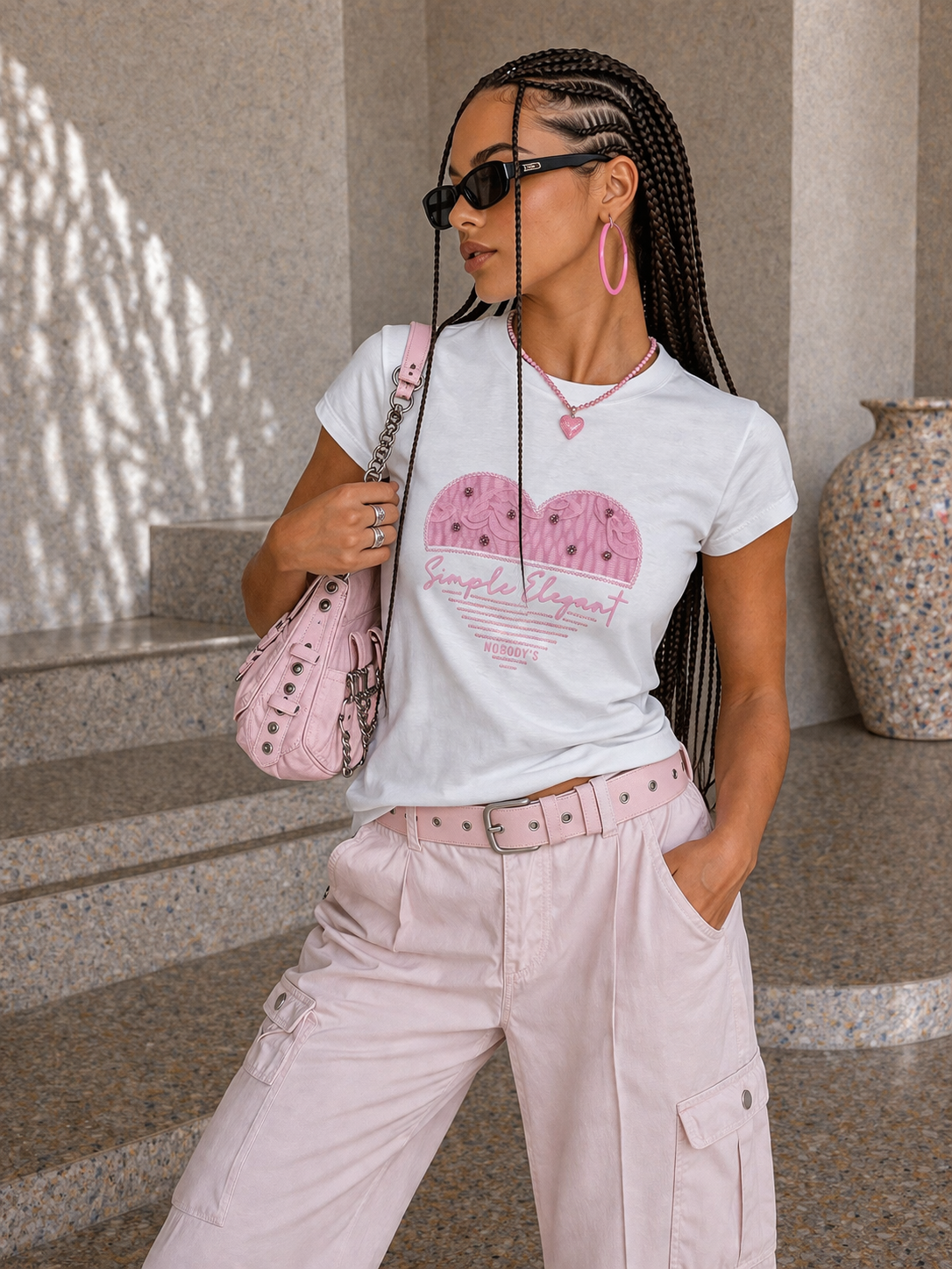 T-Shirt con cuore simple elegant - R.a. Boutique