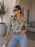 Camicia floreale in velo - R.a. Boutique