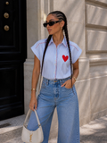Camicia con dettaglio cuore - R.a. Boutique