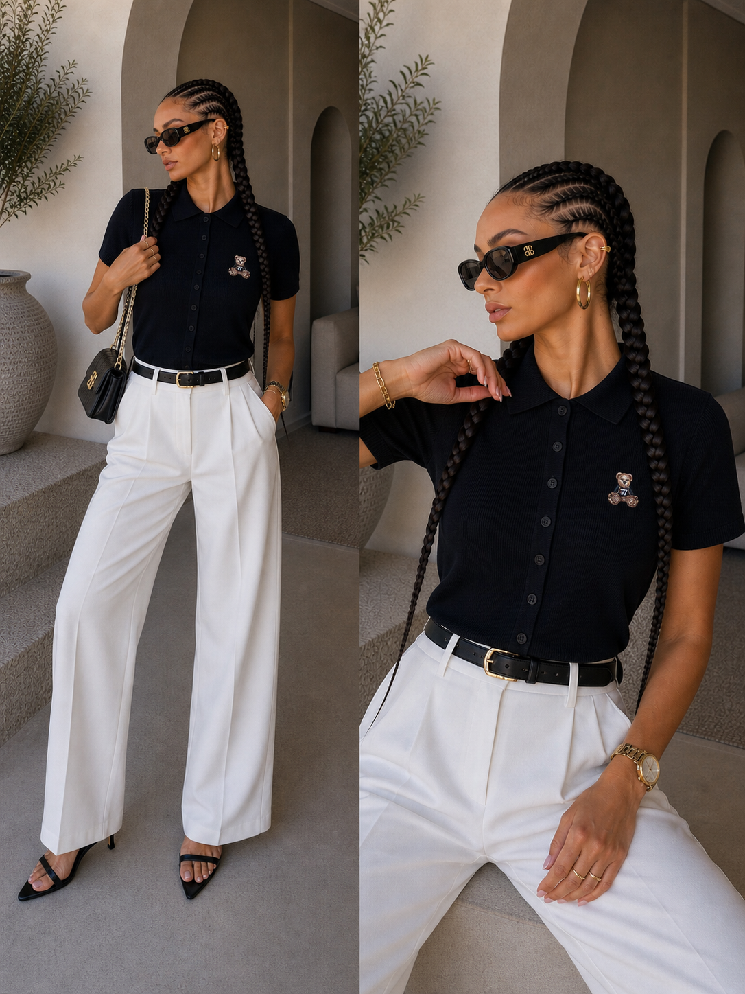 Maglia Teddy con bottoncini - R.a. Boutique