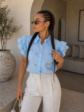 Camicia Daisy margherite - R.a. Boutique