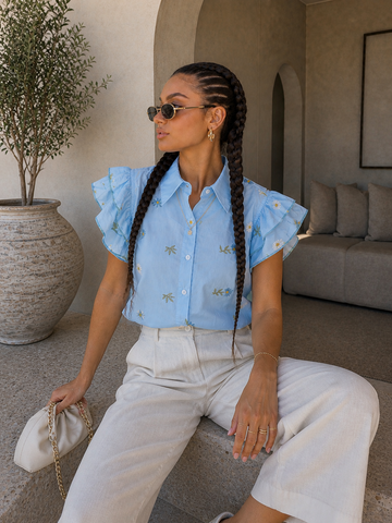 Camicia Daisy margherite - R.a. Boutique