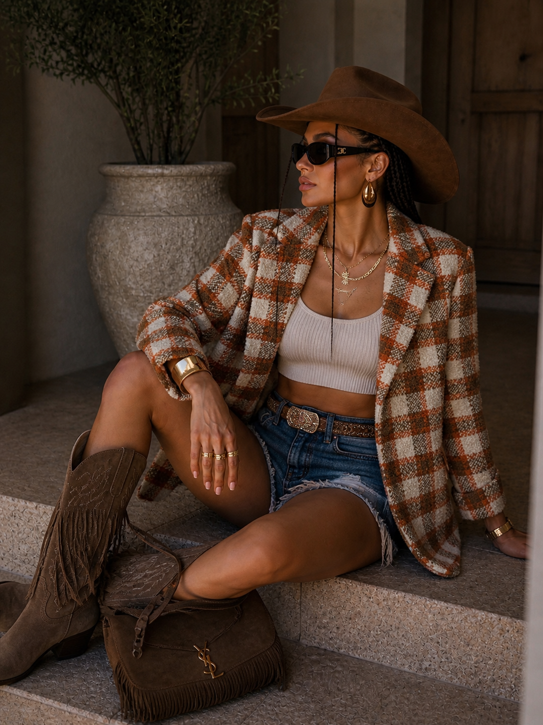 Blazer check - R.a. Boutique