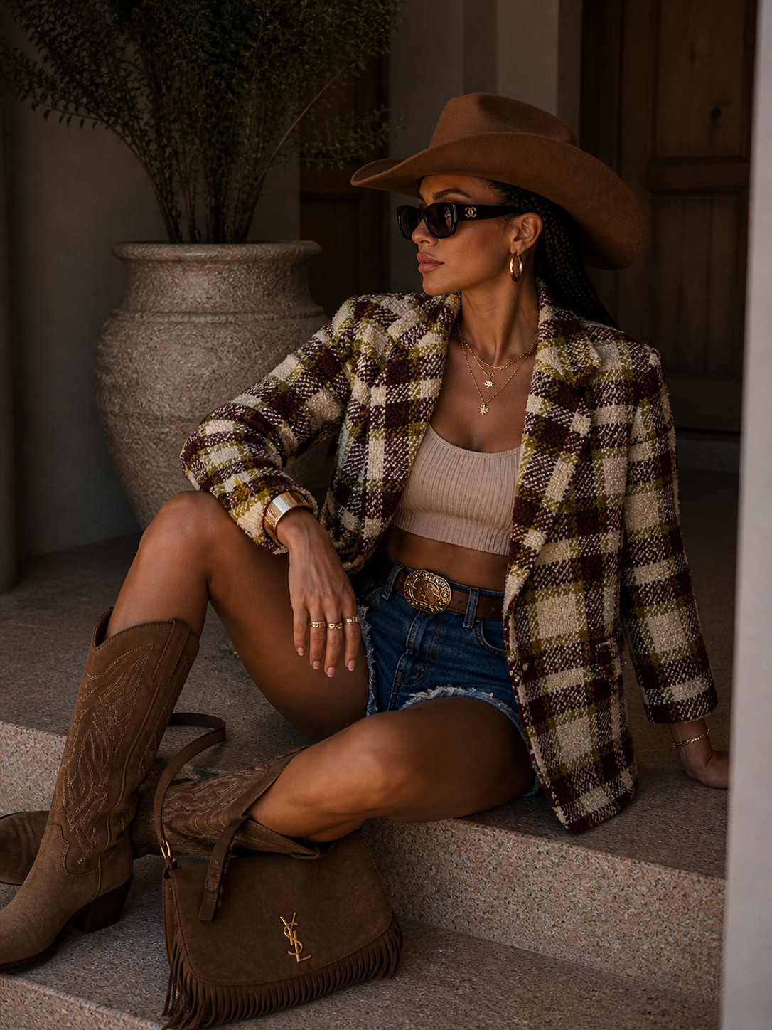 Blazer check - R.a. Boutique