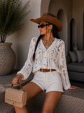 Cardigan Lace Gold con Bottoni Oro - R.a. Boutique
