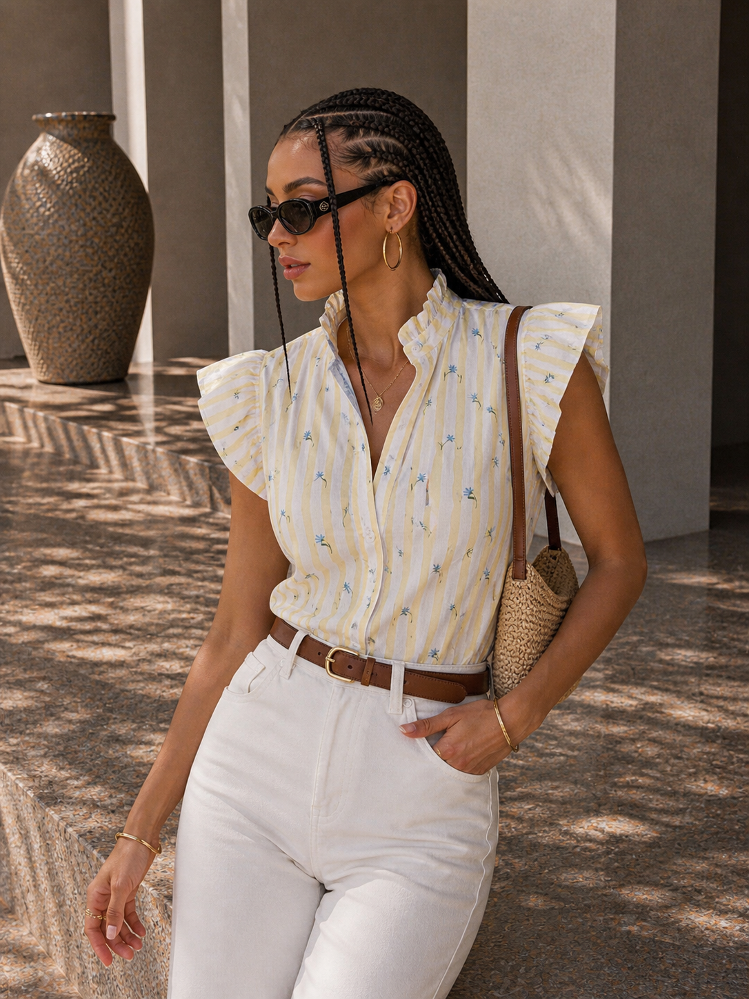 Camicia Ruffle Bloom - R.a. Boutique