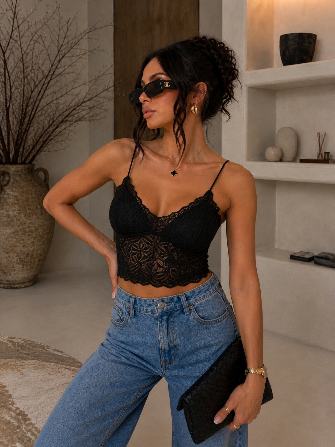 Top Lace Dream con Spalline Regolabili - R.a. Boutique