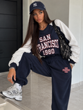 Completo Tuta San Francisco 1980 Bicolor – Blu Navy e Bianco - R.a. Boutique