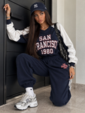 Completo Tuta San Francisco 1980 Bicolor – Blu Navy e Bianco - R.a. Boutique