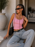 Top Lace Basic con bottoncini - R.a. Boutique