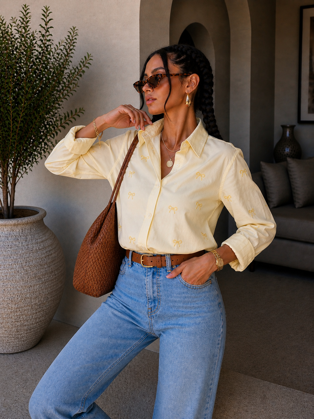 Camicia con fiocchetti - R.a. Boutique