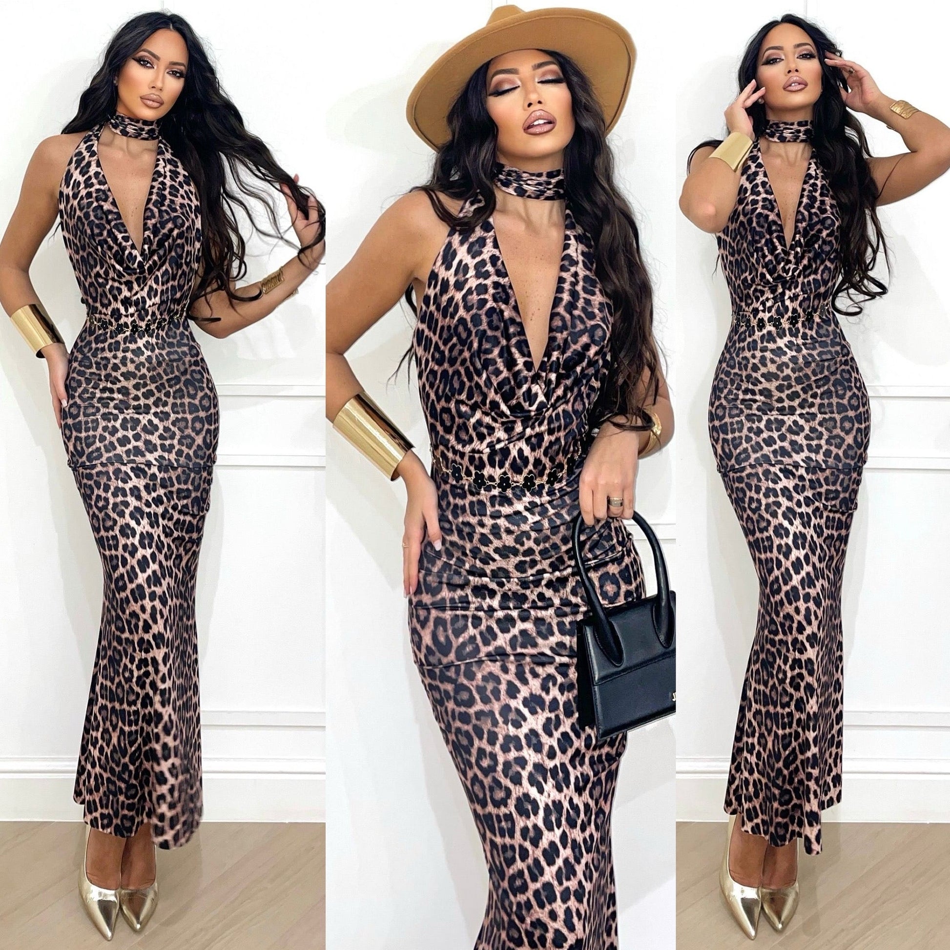 Abito con laccio e scollo vari colori - R.a. Boutique