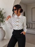 Camicia a Pois con Fiocchi Gioiello - R.a. Boutique