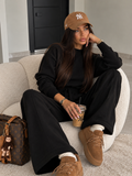 Completo Soft Winter in Maglia con Pantalone – Nero - R.a. Boutique