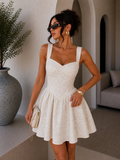 Abito Ricamato Flower con Fiocco - R.a. Boutique