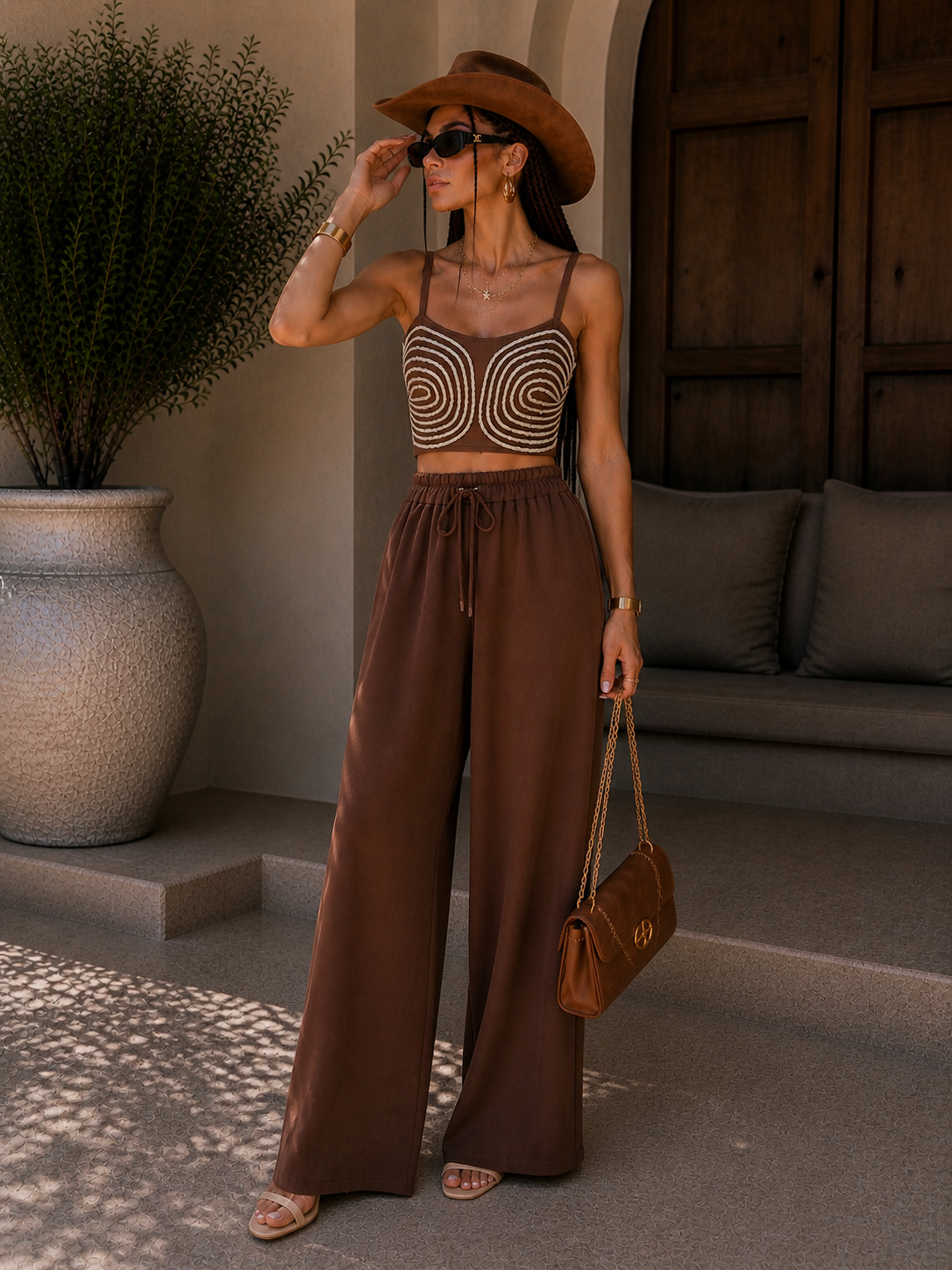 Completo Tail Chic con Dettaglio Corda - R.a. Boutique