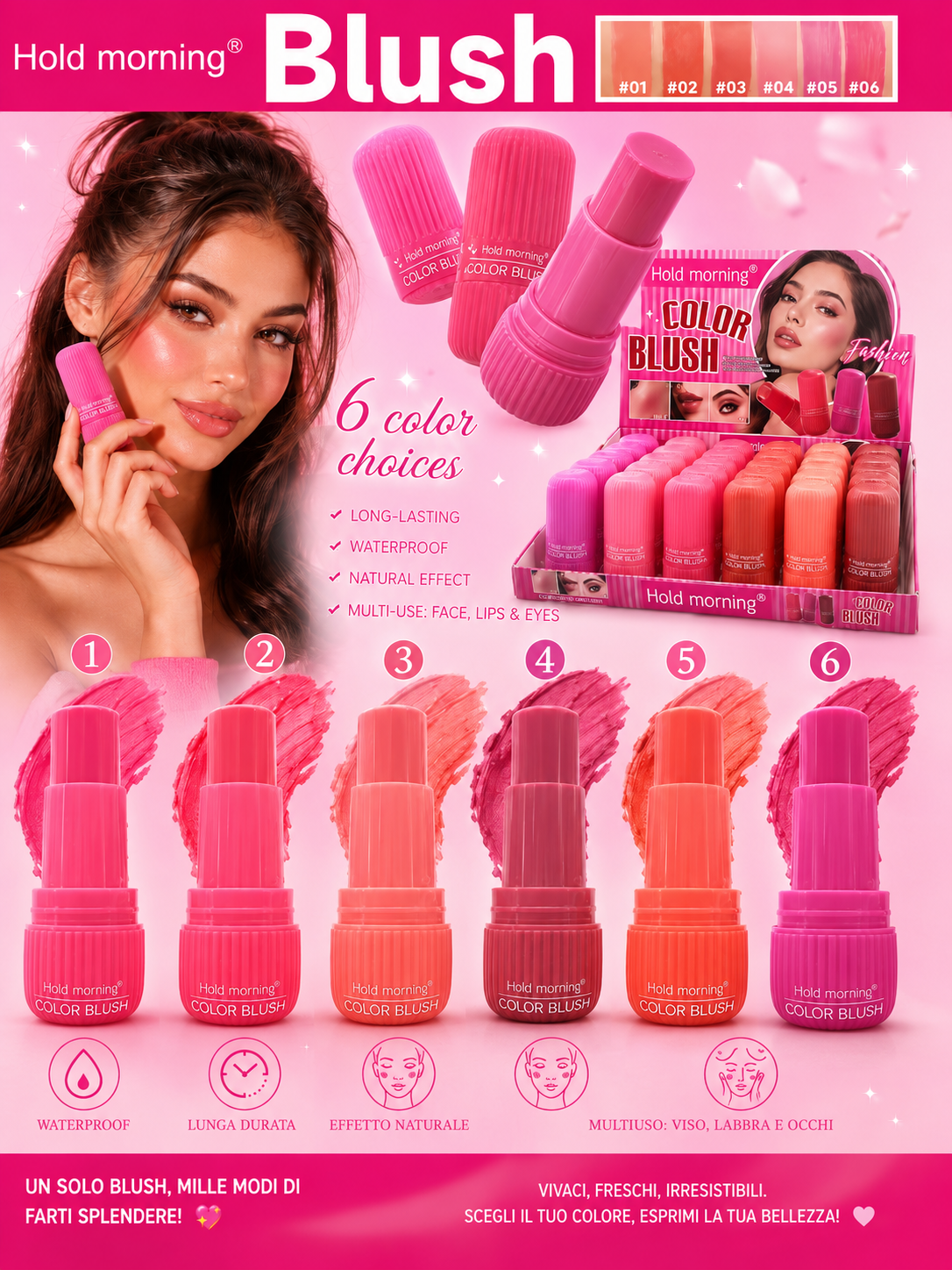 Blush Bloom Stick – 6 Shades Collection - R.a. Boutique