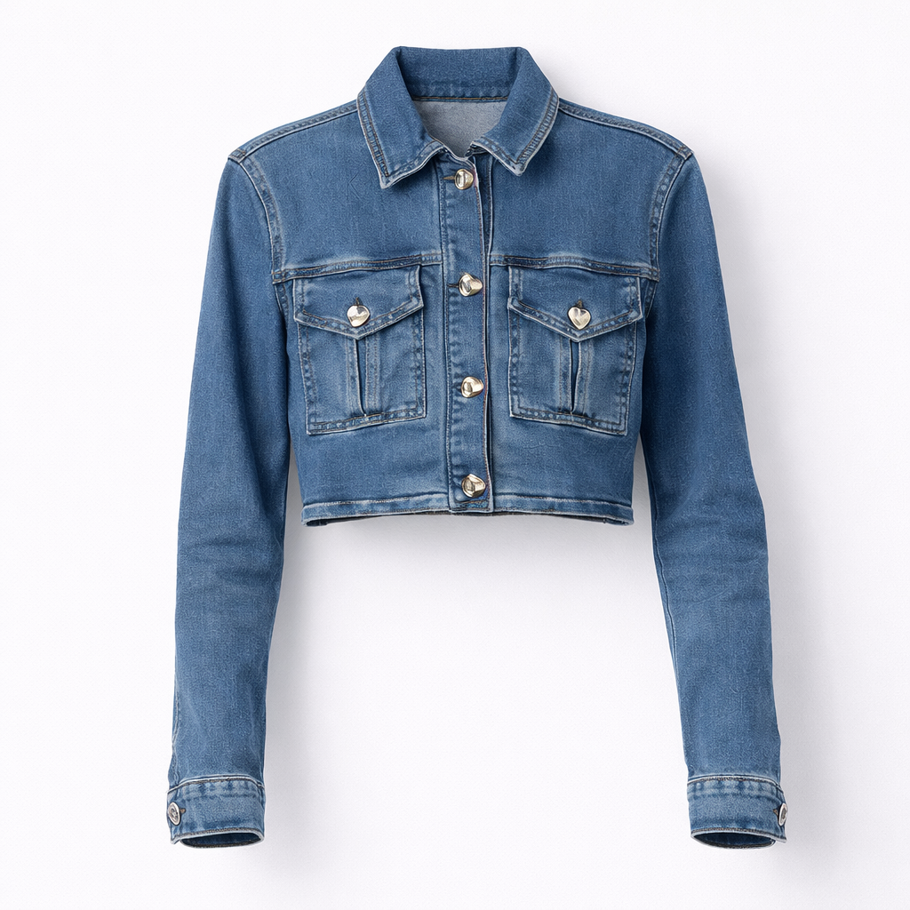 Completo Denim Queen bottoni - R.a. Boutique