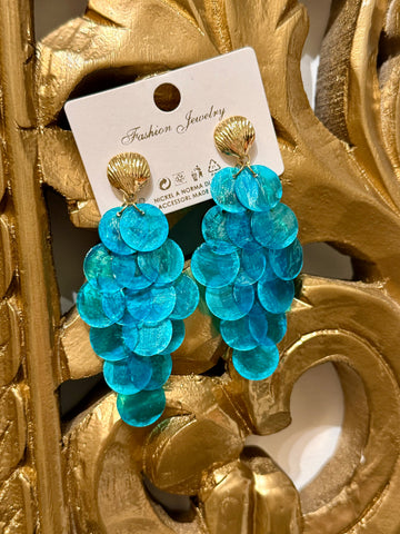 Orecchini Grappolo Turchese - R.a. Boutique